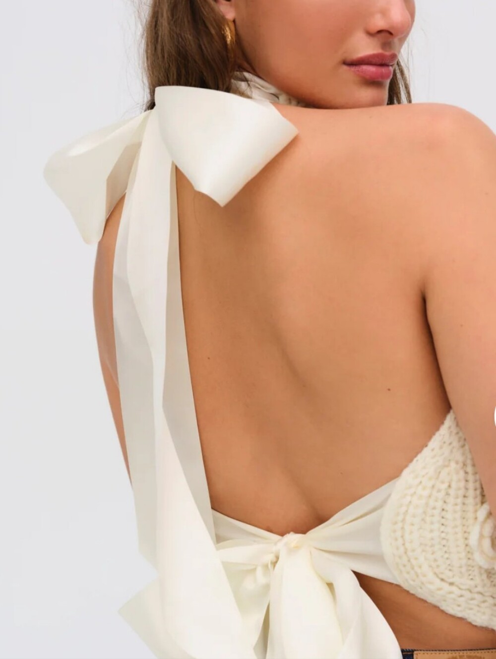 For Love And Lemons Sweater Halter Top - Picture 5 of 5